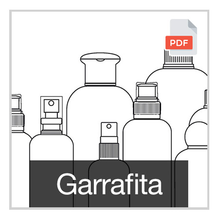 Garrafita: 70 ml, 110 ml, 125 ml, 170 ml, 200 ml, 250 ml, 350 ml, 550 ml