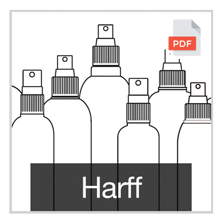 Harff: 25 ml, 60 ml, 120 ml, 125 ml, 150 ml, 180 ml, 250 ml, 300 ml, 350 ml, 400 ml