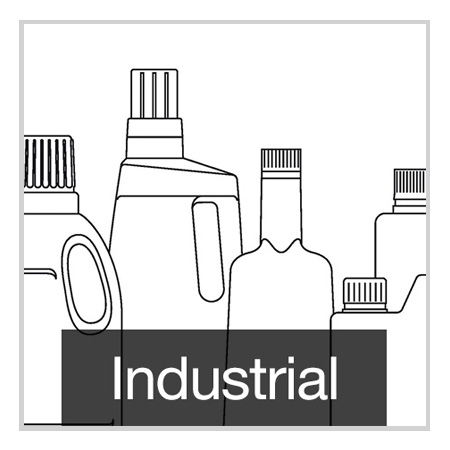 Industrial: 200 ml, 500 ml, 750 ml, 1000 ml